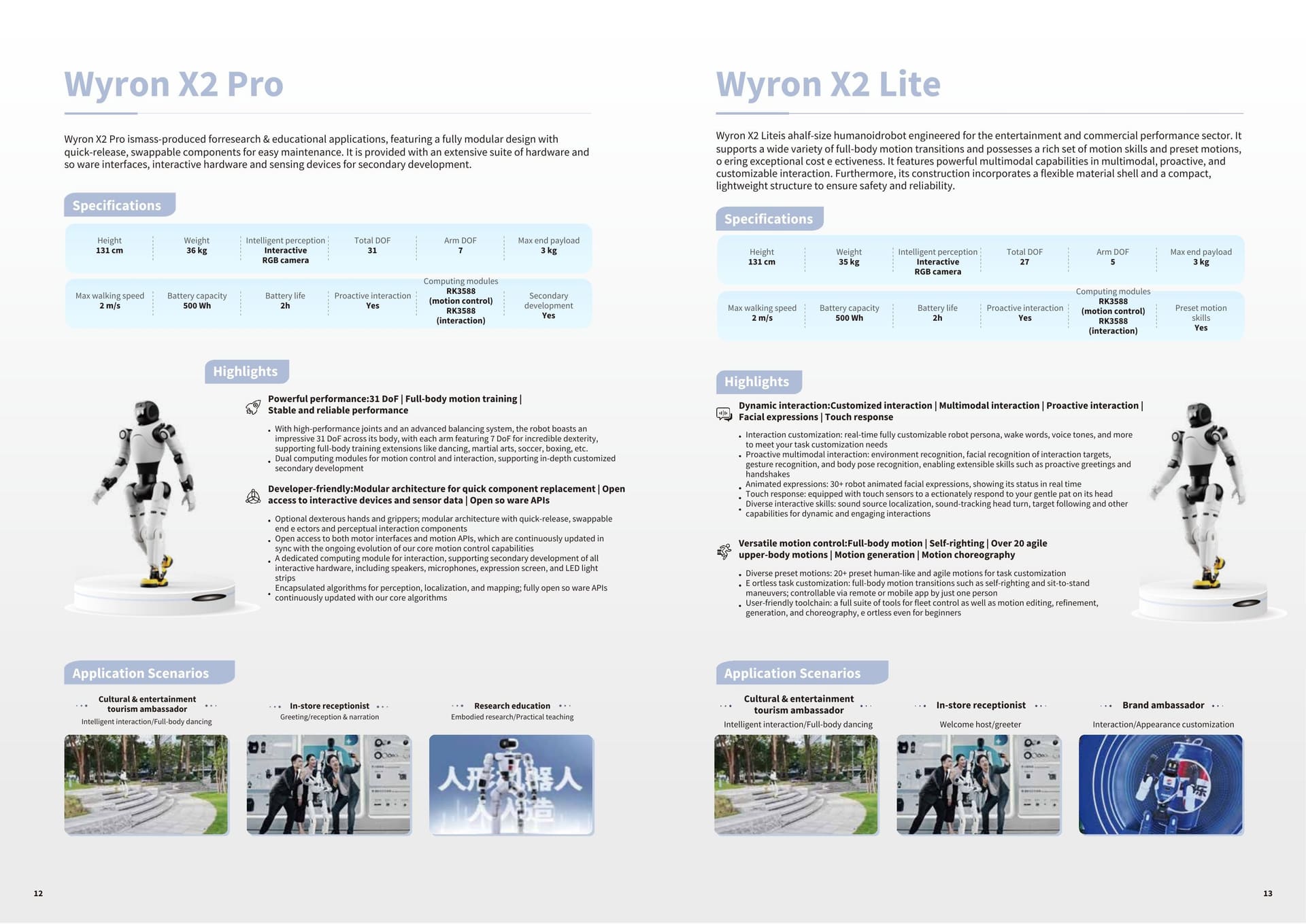 Byron Robotics Brochure — Wyron Robotics